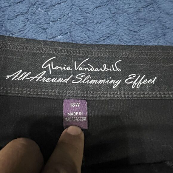Gloria Vanderbilt Womens pants Size 18 Avery All Around Slimming Effect - Picture 7 of 10